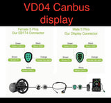 Color CANBUS VD04 display (mid-drive)