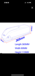 52v 20ah Jumbo Shark Pack Battery without Bluetooth (Samsung cells)